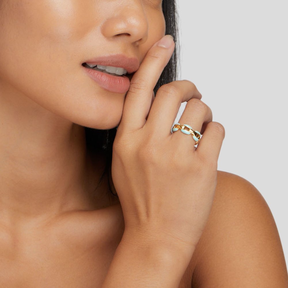 אנליז – טבעת זהב וכסף