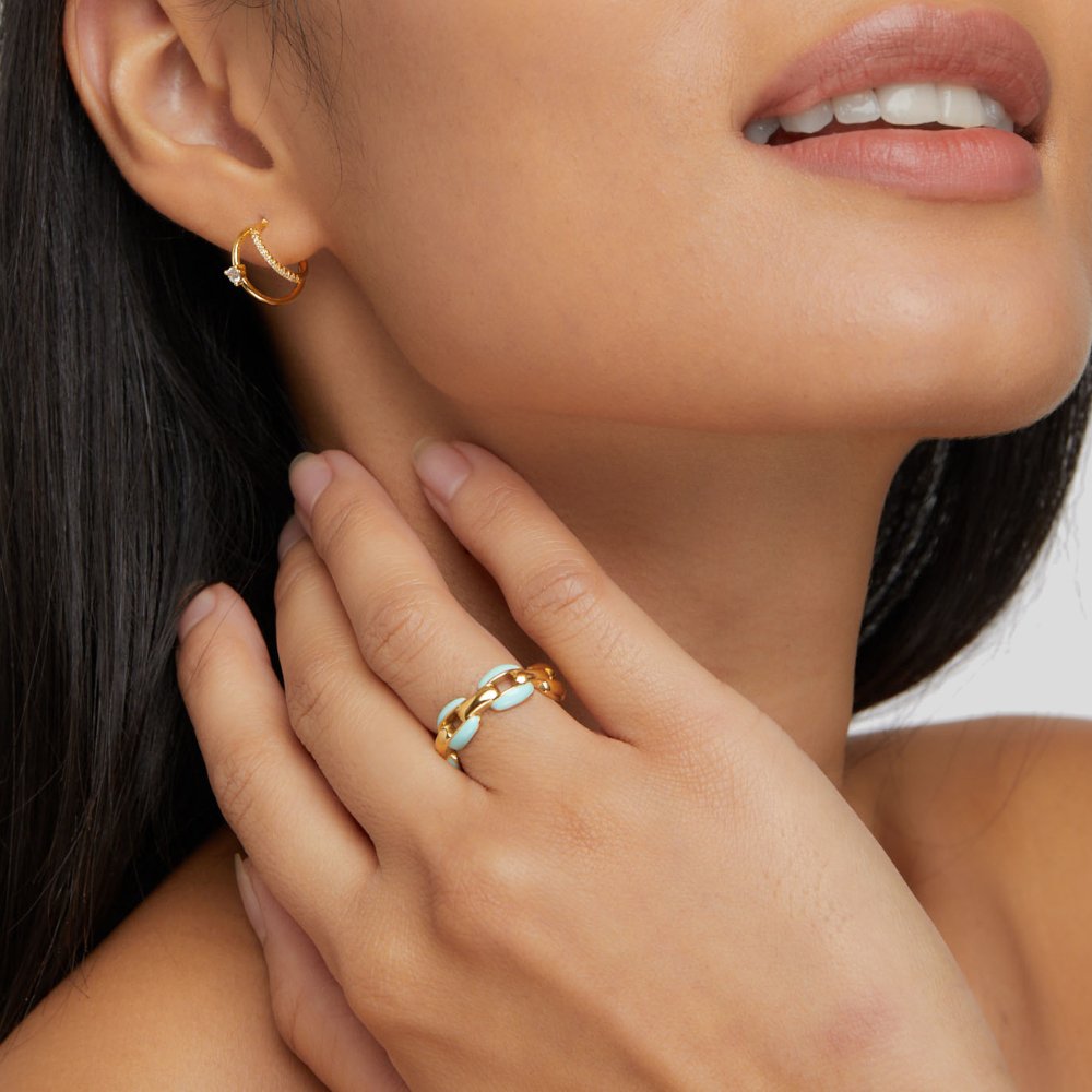 אנהליזה – טבעת זהב וכסף