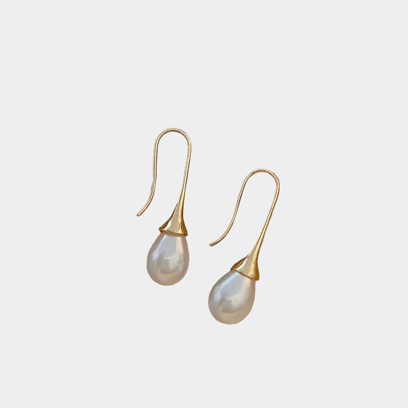 תמרה - עגילי פנינה קלאסיים הלנה