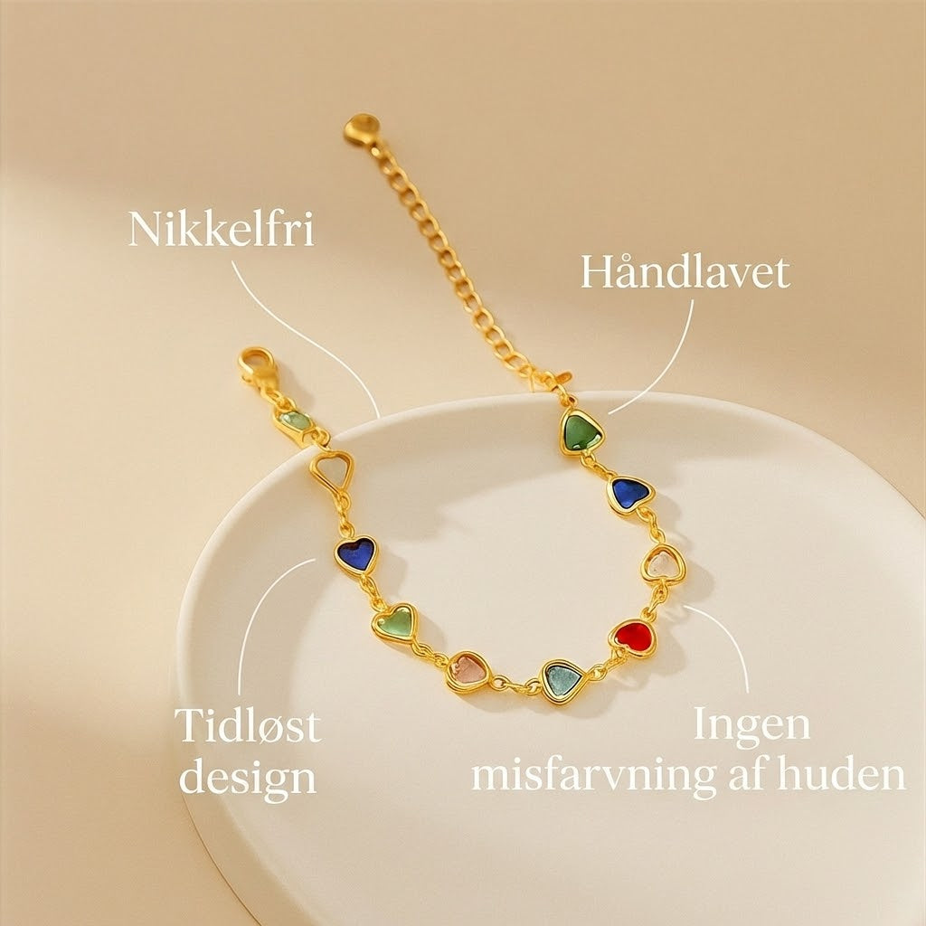 צמיד ייחודי בצורת לב