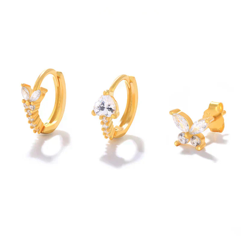 אבה-מרי – עגילים עדינים בצורת נוזל.