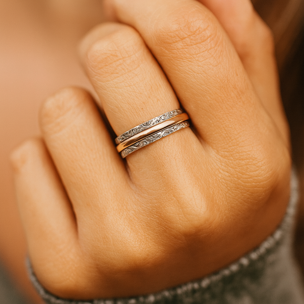 אֵלָה - טבעת וינטג' קלאסית