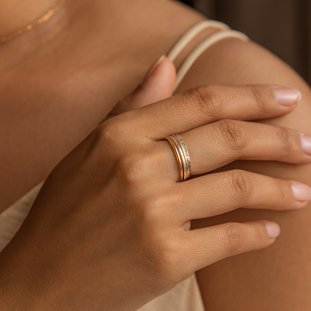 אֵלָה - טבעת וינטג' קלאסית