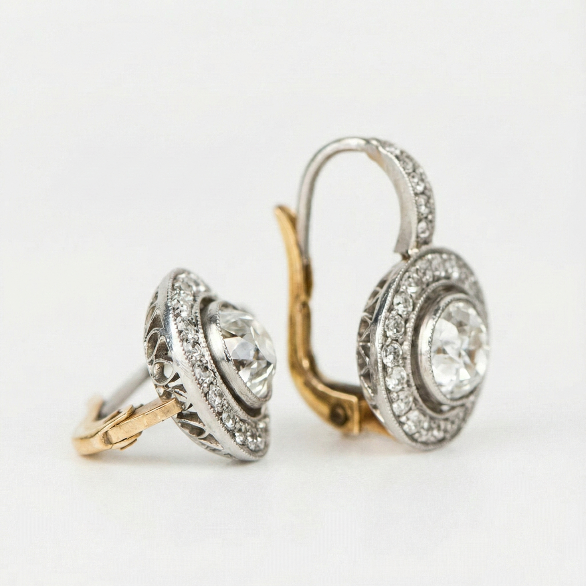 אמליה - עגילי קריסטל וינטג'